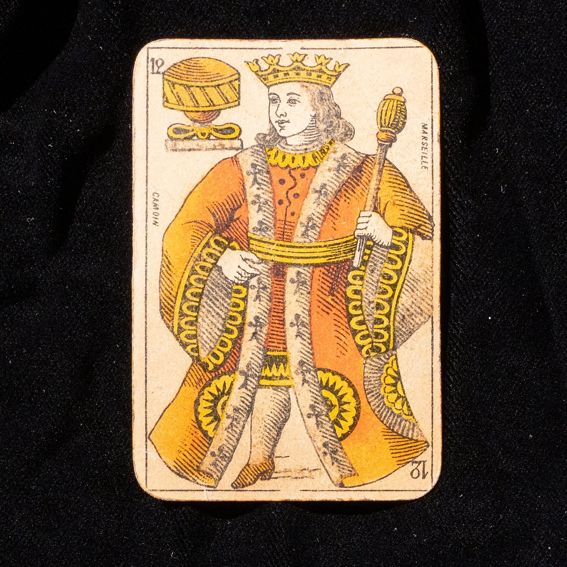 c. 1900 – A Court Card from the Spanish Fortune-Teller's Pack